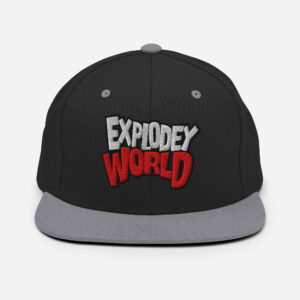 Explodey World Puffy Embroidered Hat